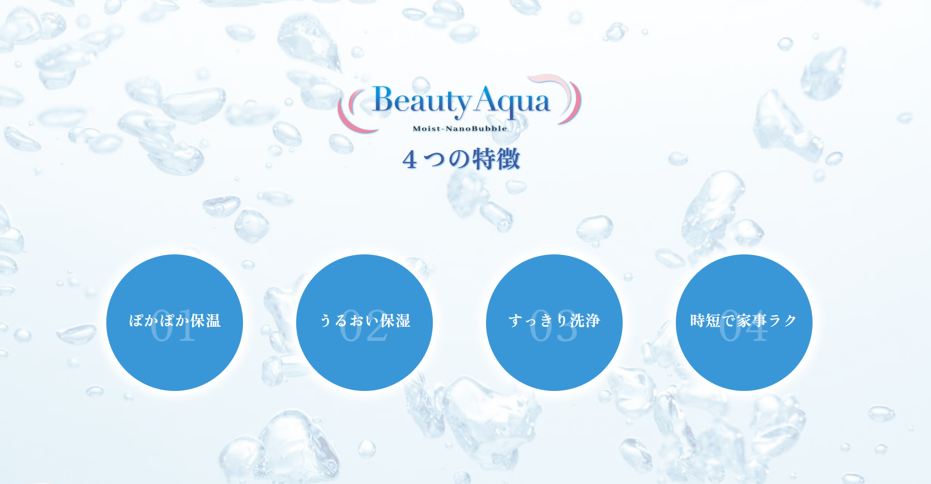 洗濯やシャワーだけじゃない！ナノバブル水（Beauty Aqua）で快適な暮らしを｜GNクリエイトの新サービス！